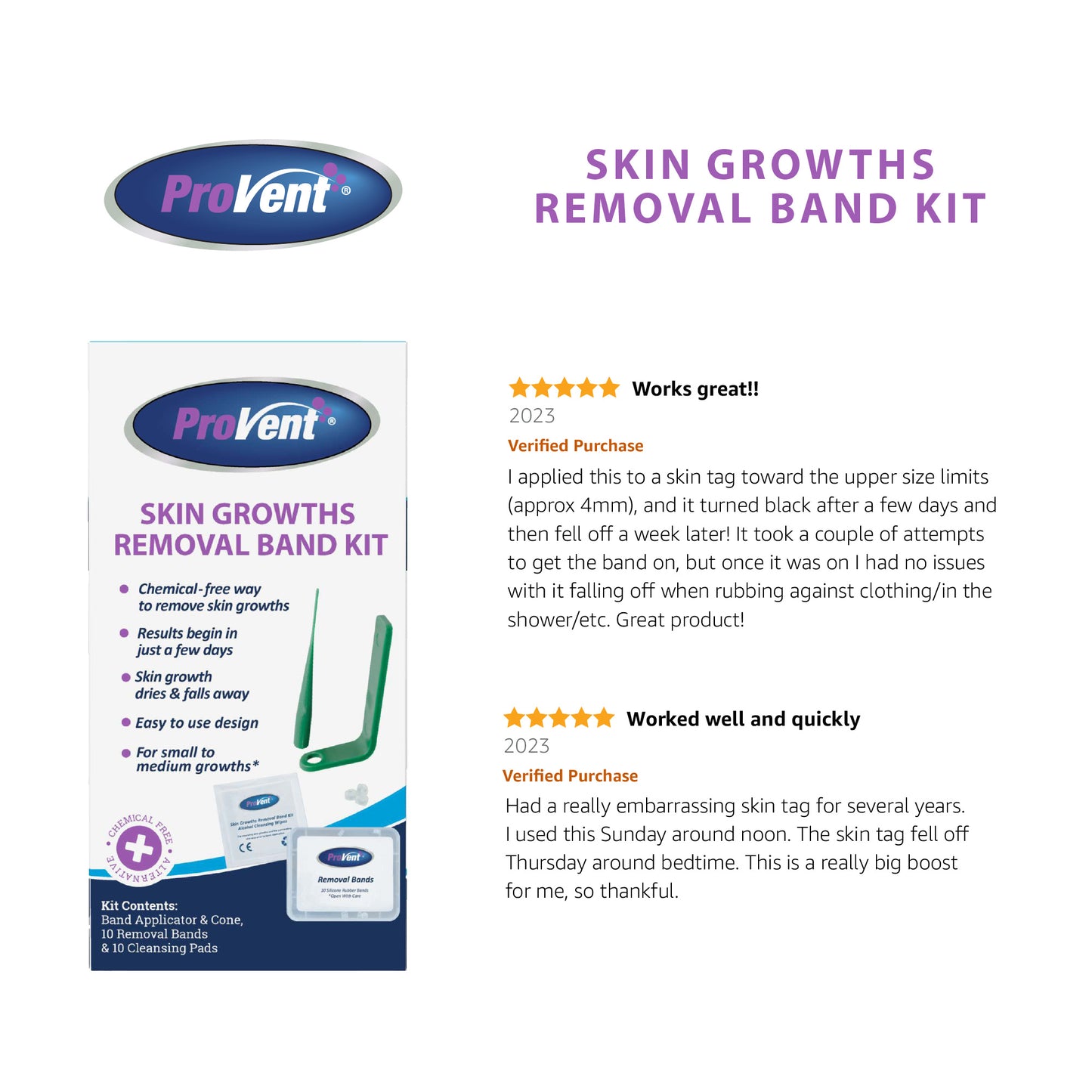 ProVent Skin Growths Band Kit