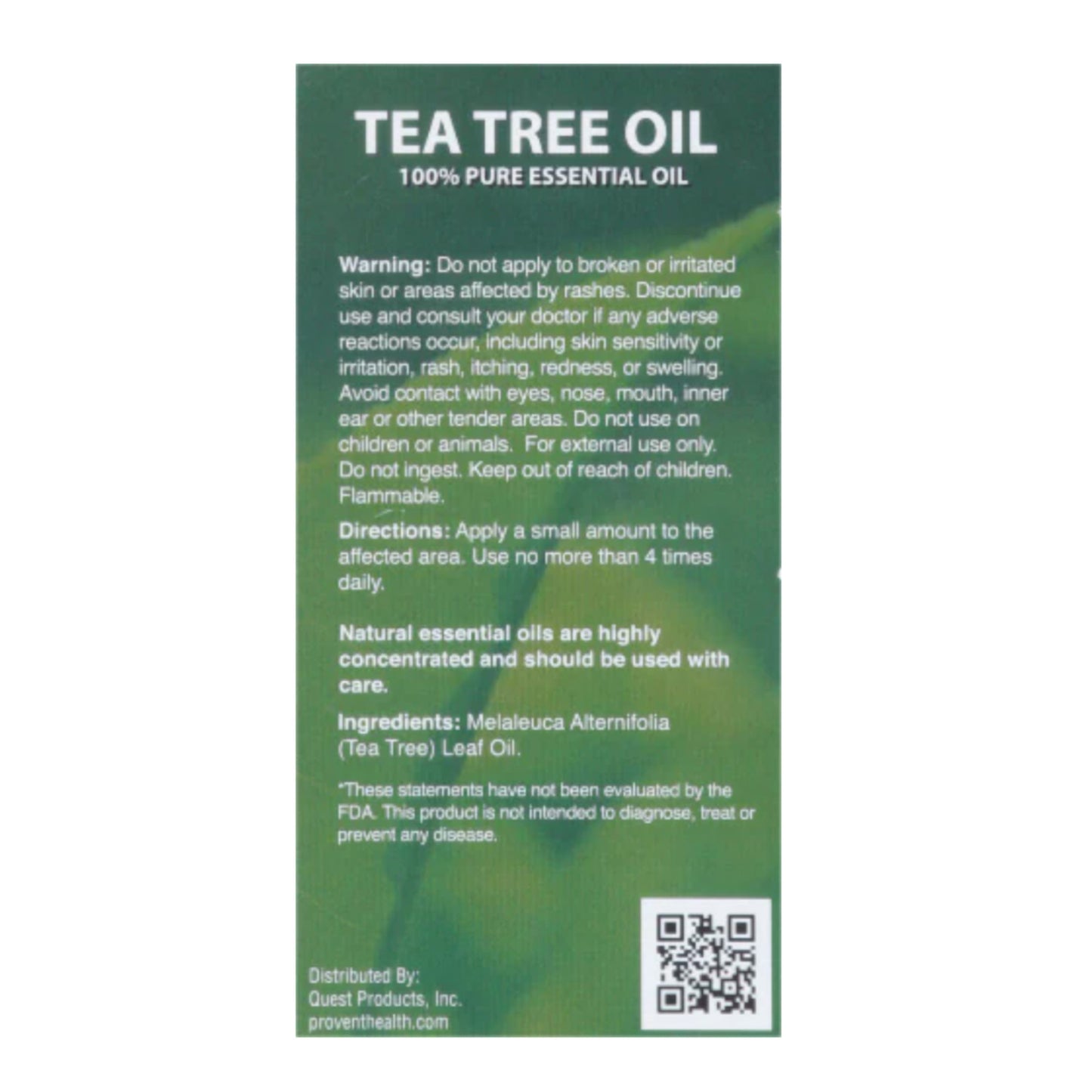 ProVent Tea Tree Oil
